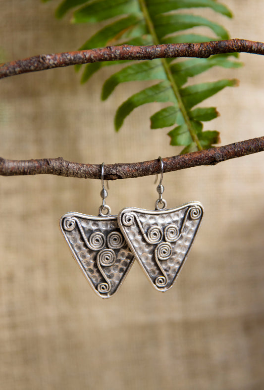 Antique Silver Earrings